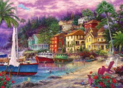 Grafika Chuck Pinson - Chuck Pinson - On Golden Shores* Bateaux|Villes Et Villages