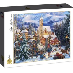 Grafika Chuck Pinson - Chuck Pinson - Sledding To Town*Femme/Enfant De 2 000 Pièces|De 2 000 Pièces