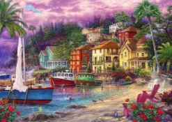 Grafika Chuck Pinson - Chuck Pinson - On Golden Shores* Bateaux|Villes Et Villages