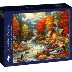 Bluebird Puzzle Chuck Pinson - Treasures of the Great Outdoors* Animaux De La Forêt|Cottages Et Châlets