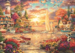 Schmidt Spiele Chuck Pinson - Matin sur le Lac* Bateaux|Mers Et Océans