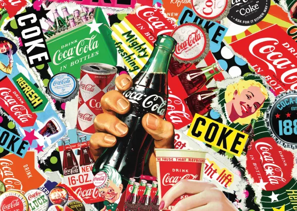 Schmidt Spiele Coca Cola Est Là !* Rétros Et Nostalgie|Affiches De Cinéma, Publicité