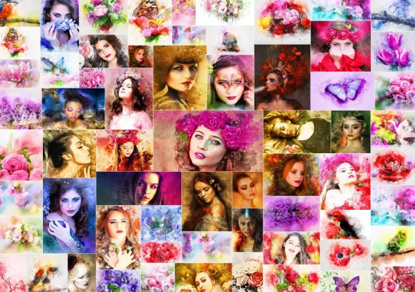 Grafika Collage - Femmes*Femme De 1 500 Pièces|De 1 500 Pièces