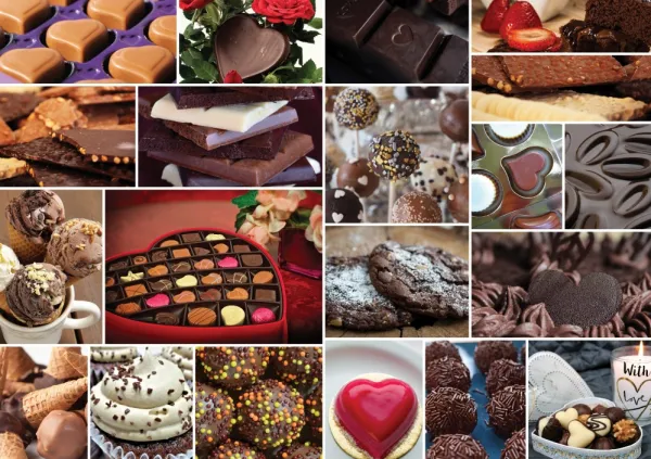 Grafika Collage - In love with Chocolate*Femme De 2 000 Pièces|De 2 000 Pièces