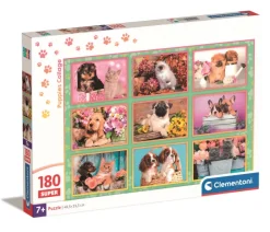 Clementoni Collage de Chiots*Enfant À Partir De 9 Ans|Chiens