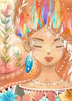 Grafika Colore Le Monde*Femme Hommes Et Femmes|Forêts, Fleurs Et Jardins