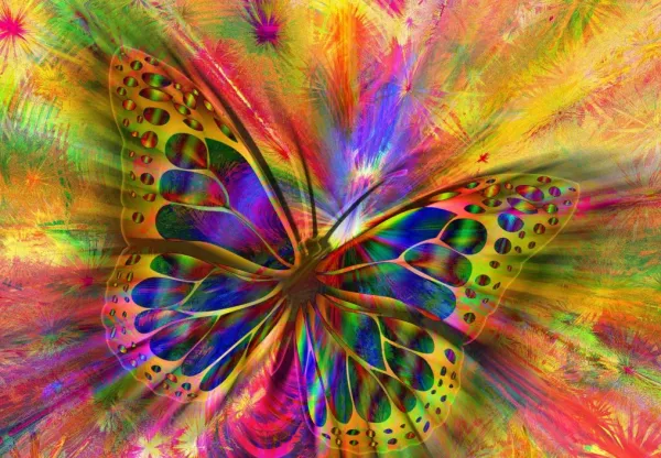 Bluebird Puzzle Colorful Butterfly* De 1 000 Pièces|De 1 000 Pièces