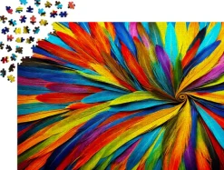 Enjoy Puzzle Colorful Feathers* Déco Et Objets|De 1 000 Pièces