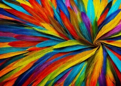 Enjoy Puzzle Colorful Feathers* Déco Et Objets|De 1 000 Pièces