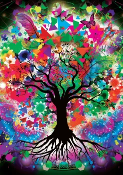 Yazz Colorful Tree* Forêts, Fleurs Et Jardins|De 1 000 Pièces