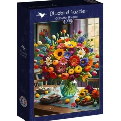 Bluebird Puzzle Colourful Bouquet* Forêts, Fleurs Et Jardins|De 1 000 Pièces