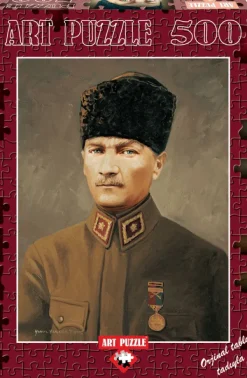 Art Puzzle Commandant en Chef Ghazi Mustafa Kemal Atatürk*Femme Autres Pays D'Europe|Personnages Célèbres