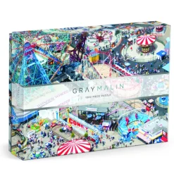 Galison Coney Island - Gray Malin - Puzzle de 1000 Pièces* Rétros Et Nostalgie|De 1 000 Pièces