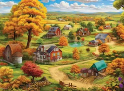 Eurographics Connecting Pieces - Peaceful Living*Enfant Animaux De La Ferme|Dès 4 Ans : 21 À 30 Pièces