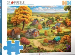 Eurographics Connecting Pieces - Peaceful Living*Enfant Animaux De La Ferme|Dès 4 Ans : 21 À 30 Pièces