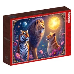Alipson Puzzle Cosmos Félin* Animaux Sauvages|Forêts, Fleurs Et Jardins