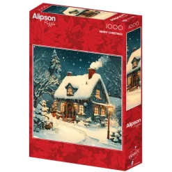 Alipson Puzzle Cottage de Noël*Femme Noël|Neige