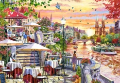 Castorland Coucher de Soleil Romantique*Femme Amour Et Tendresse|Villes Et Villages