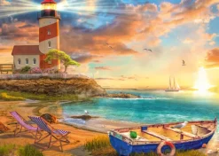 Schmidt Spiele Coucher de Soleil sur la Baie du Phare* Soleil, Lune|Mers Et Océans