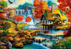 Bluebird Puzzle Country House by the Water Fall* Cascades|Cottages Et Châlets