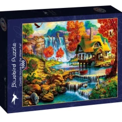 Bluebird Puzzle Country House by the Water Fall* Cascades|Cottages Et Châlets