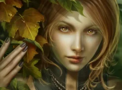 Grafika Cris Ortega - The Leaf Say*Femme De 2 000 Pièces|De 2 000 Pièces