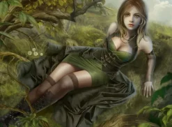 Grafika Cris Ortega - Looking at You*Femme De 2 000 Pièces|De 2 000 Pièces