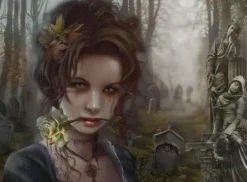 Grafika Cris Ortega - The Graveyard*Femme De 2 000 Pièces|De 2 000 Pièces