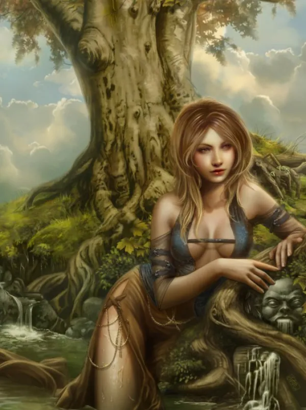 Grafika Cris Ortega - Fountain of Oblivion*Femme De 2 000 Pièces|De 2 000 Pièces