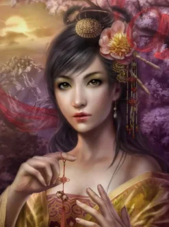 Grafika Cris Ortega - Songs under the Cherry Tree*Femme De 2 000 Pièces|De 2 000 Pièces