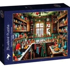 Bluebird Puzzle Cuisine Rustique de Noël*Femme De 1 500 Pièces|De 1 500 Pièces