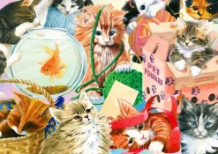 Enjoy Puzzle Curious Cats* Chats|De 1 000 Pièces