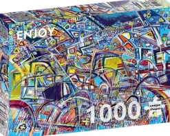 Enjoy Puzzle Curve Tensions* Déco Et Objets|Art