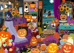 Pieces & Peace Cynthia Frenette - L'heure des Sorcières d'Halloween*Femme De 1 500 Pièces|De 1 500 Pièces