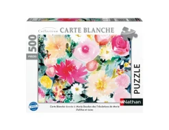 Nathan Dahlias et roses / Marie Boudon (Collection Carte blanche)* Forêts, Fleurs Et Jardins|De 500 À 999 Pièces
