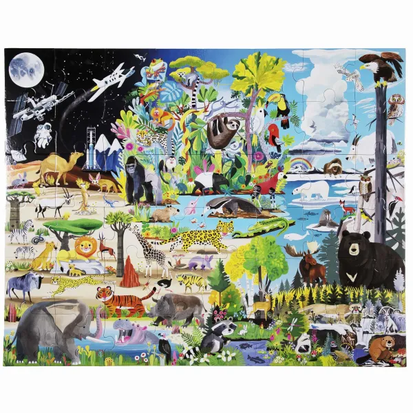 eeBoo Dans la Nature*Enfant Puzzles Pour Enfants|Dès 5 Ans : 31 À 49 Pièces