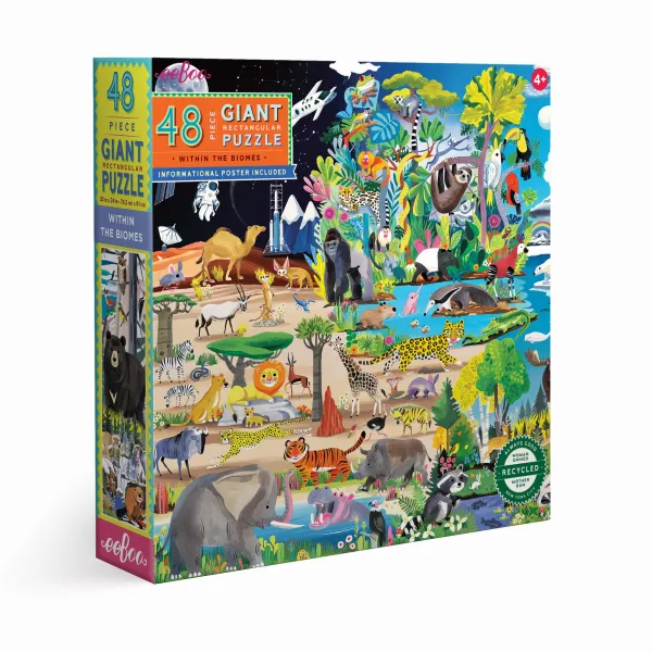 eeBoo Dans la Nature*Enfant Puzzles Pour Enfants|Dès 5 Ans : 31 À 49 Pièces