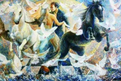 Gold Puzzle Dans le Cycle des Sentiments de la Nature*Femme De 2 000 Pièces|De 2 000 Pièces