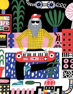 Pieces & Peace Dans les Dents - Le Musicien Barbu*Femme Déco Et Objets|Musique, Danse, Instruments