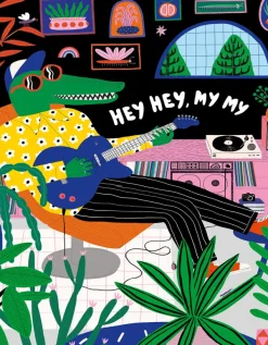 Pieces & Peace Dans les Dents - Hey Hey My My*Femme Déco Et Objets|Musique, Danse, Instruments