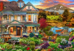 Bluebird Puzzle David Maclean - Jardin de Maison de Campagne* Chiens|Forêts, Fleurs Et Jardins