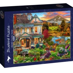 Bluebird Puzzle David Maclean - Jardin de Maison de Campagne* Chiens|Forêts, Fleurs Et Jardins