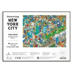 Galison Découverte de la Ville de New York Puzzle de 1000 Pièces - à Chercher et à Trouver* États-Unis Et Canada|De 1 000 Pièces