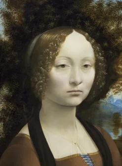 Grafika De Vinci Léonard - Leonard de Vinci: Ginevra de' Benci, 1474-1476* De 2 000 Pièces|De 2 000 Pièces