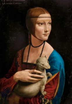 Castorland De Vinci Léonard - Art Collection - Lady with the Ermine, Leonardo da Vinci* De 1 000 Pièces|De 1 000 Pièces