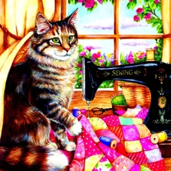 SunsOut Debbie Cook - The Seamstress* Chats|Rétros Et Nostalgie