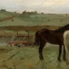 Grafika Kids Degas Edgar - Edgar Degas : Chevaux dans un Pré, 1871*Enfant Art|Dès 6 Ans : 50 À 100 Pièces