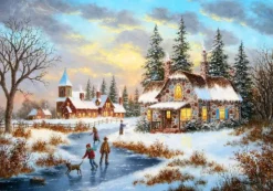 Grafika Dennis Lewan - Dennis Lewan - A Mid-Winter's Eve* Rétros Et Nostalgie|Neige