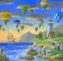 Grafika Dennis Lewan - Coastal Flight* Avions Et Objets Volants|Rétros Et Nostalgie