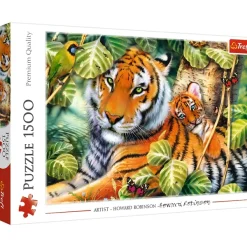 Trefl Deux Tigres* De 1 500 Pièces|De 1 500 Pièces